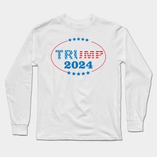 Trump 2024 America First Long Sleeve T-Shirt